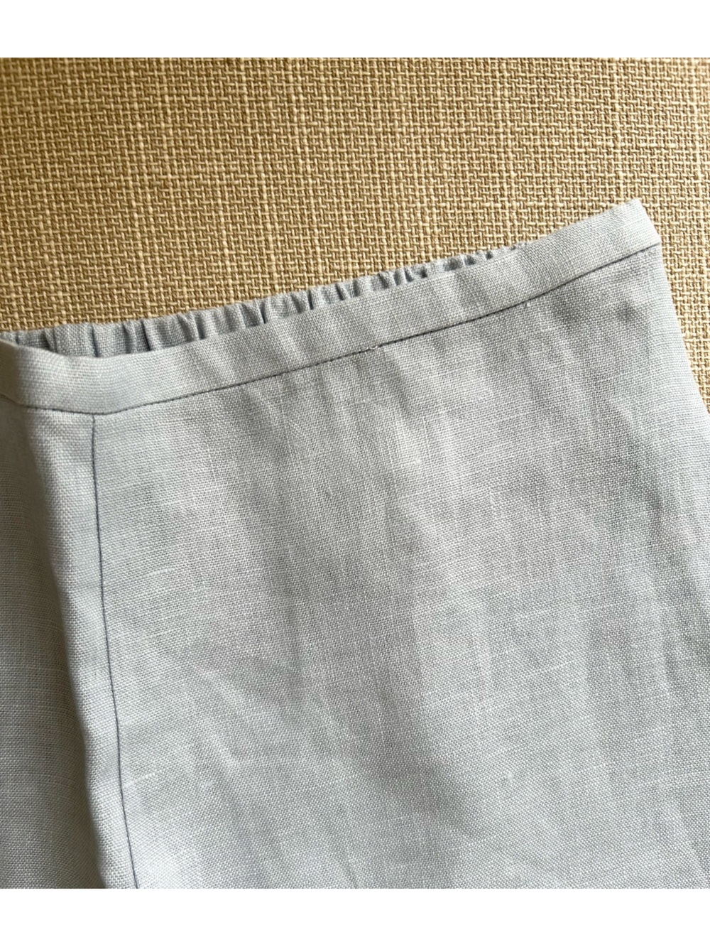 Reformation Fern Linen Short - Cloud Blue Lace French Causal - Picture 5 of 9